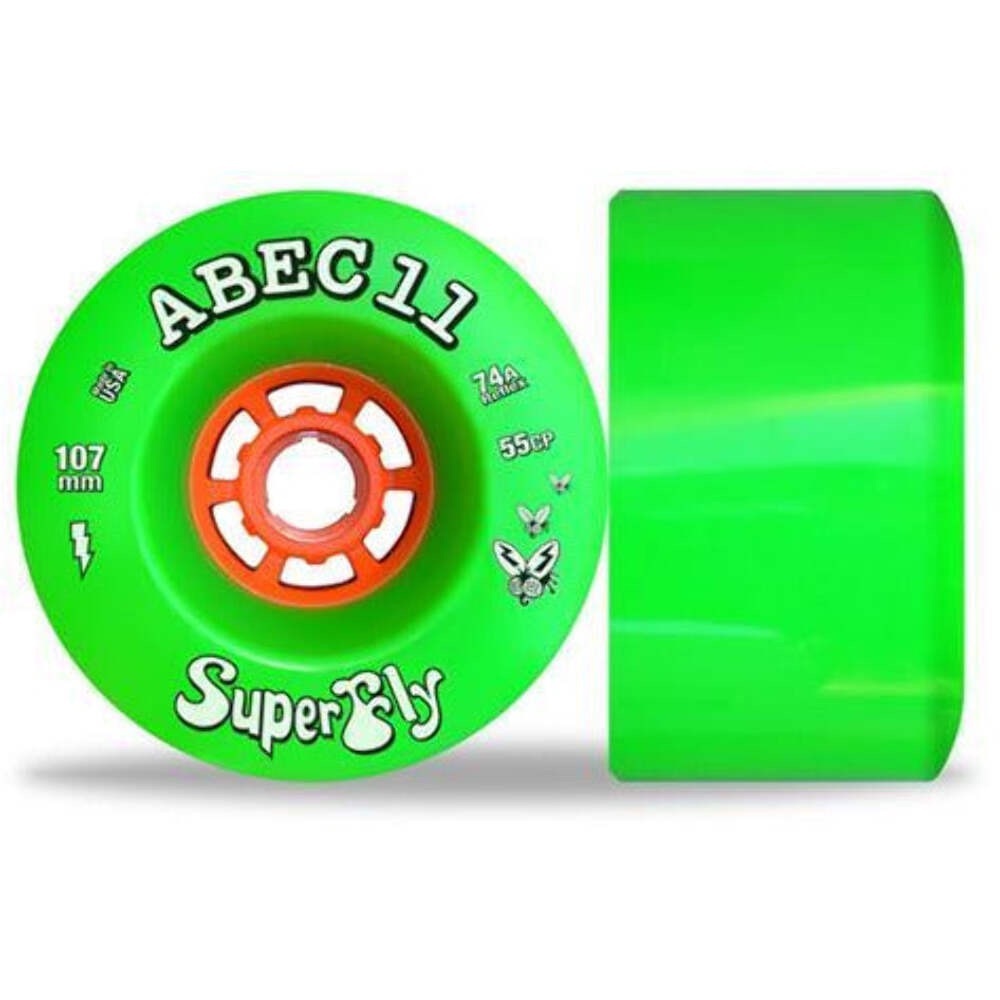 NWT SuperFly Green Skateboard Wheels - Set of 4